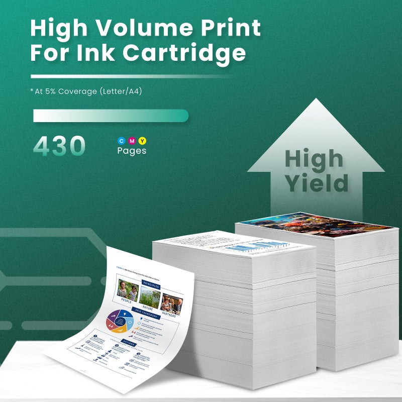 GREENBOX Remanufactured Ink Cartridge Replacement for HP 61XL 61 XL for HP Envy 4500 5530 5534 5535 Deskjet 2540 1000 1010 1512 1510 3050 Officejet 4630 2620 4635 Printer (1 Tri-Color) - Image 3